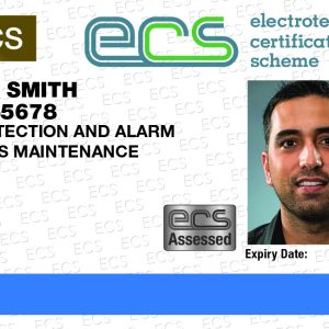 Fire Detection and Alarm Systems Maintenance - White with blue stripe