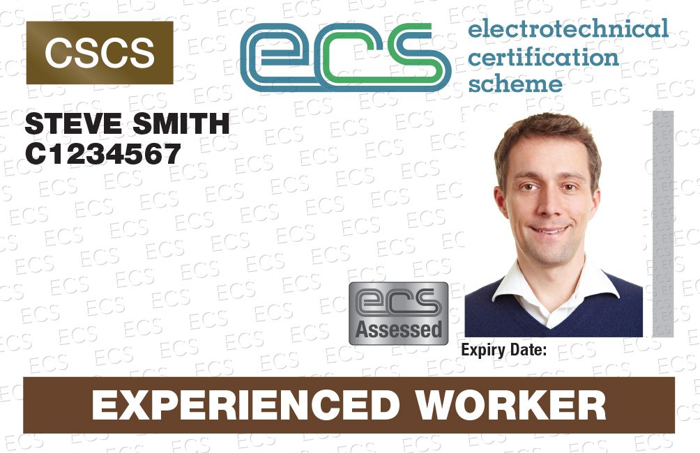 Experienced Worker (EWA) White with Brown Stripe