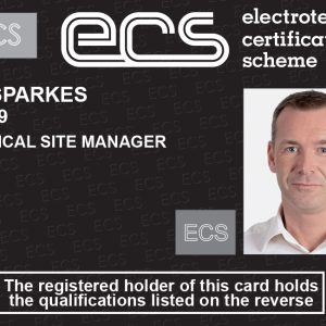 ECS Black Manager card