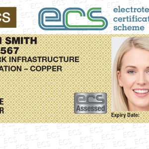ECS Network Infrastructure Installer (Level 3) Card